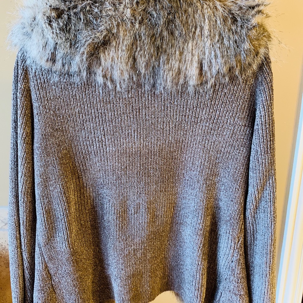 Lisa international blazer with faux fur